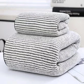 Handmade Christmas Towel Set Quick-Dry Stripe Fabric Care - Himpall